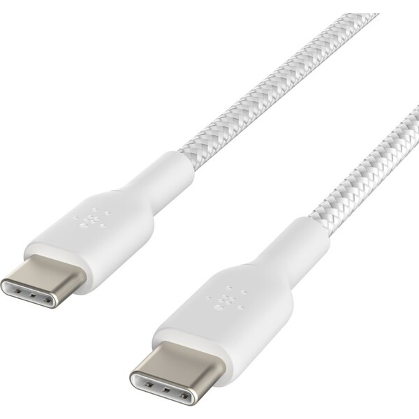 Belkin-BOOST-Charge-Braided-USB-C-USB-C-napajeci-kabel-60W-1m-bily