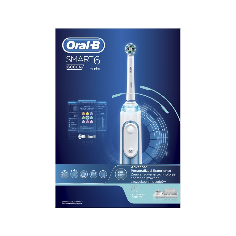 Oral-B-Smart-6-6000N-chytry-zubni-kartacek-hlavice-Cross-Action-modry