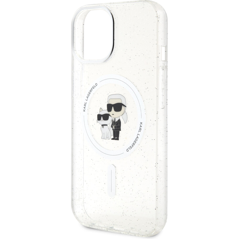 Karl-Lagerfeld-IML-Glitter-Karl-and-Choupette-MagSafe-kryt-iPhone-15-ciry