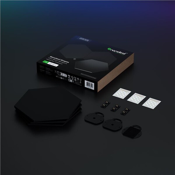 Nanoleaf-Shapes-v-limitovane-edici-Black-Hexagons-Expansion-3-Pack
