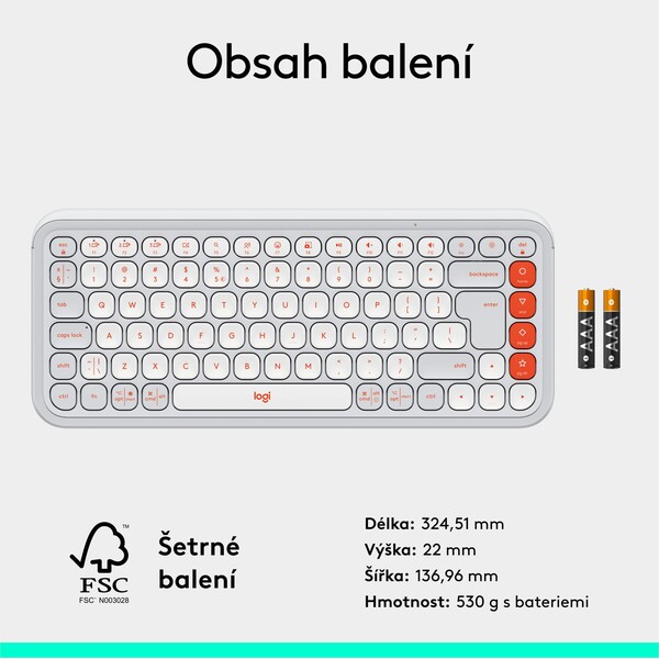 Logitech-POP-ICON-KEYS-US-klavesnice-bila