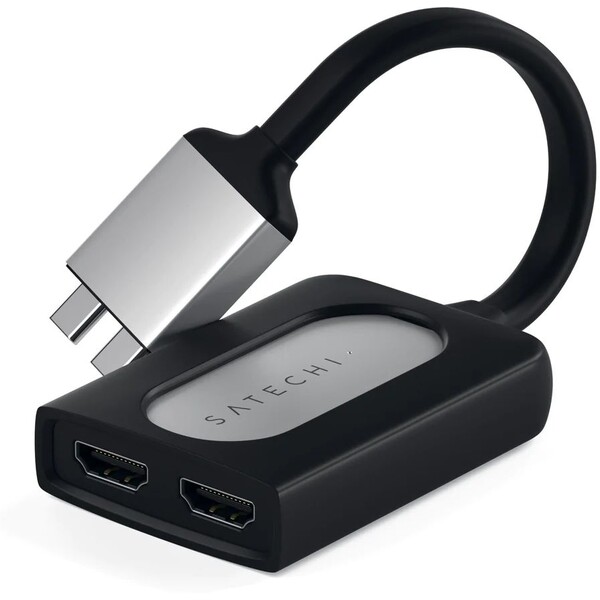 Satechi-Dual-HDMI-Adapter-stribrny