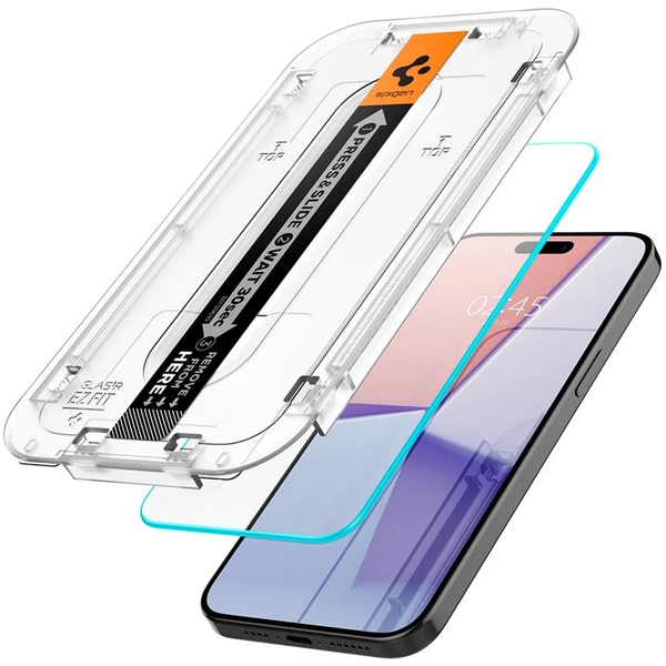 Spigen Glass tR EZ Fit 2 Pack tvrzené sklo iPhone 15 Pro Max čiré - Ochranné folie a skla - Obrázek ACZ8000601