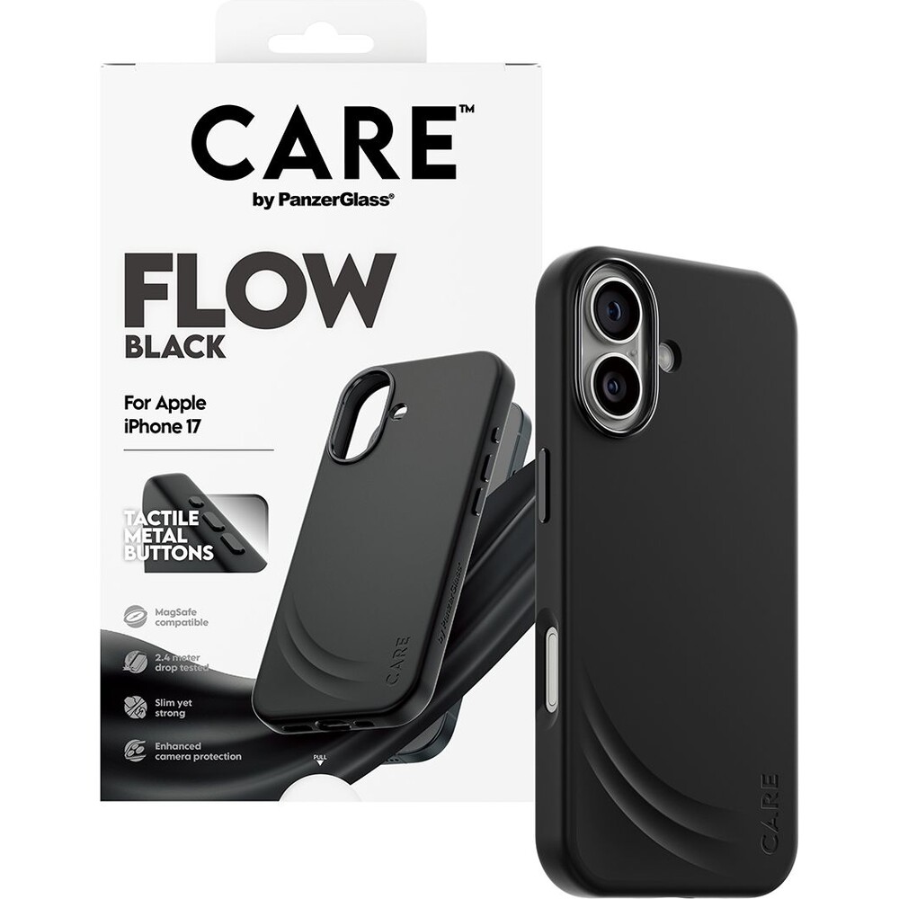 PanzerGlass-CARE-Flow-kryt-s-MagSafe-Apple-iPhone-17-cerny