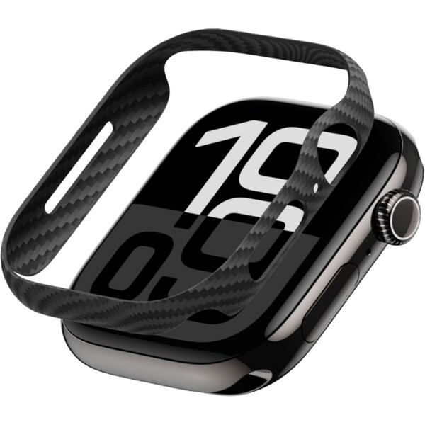 Pitaka-Air-case-ochranny-kryt-Apple-Watch-Series-10-42-mm-cerny-sedy