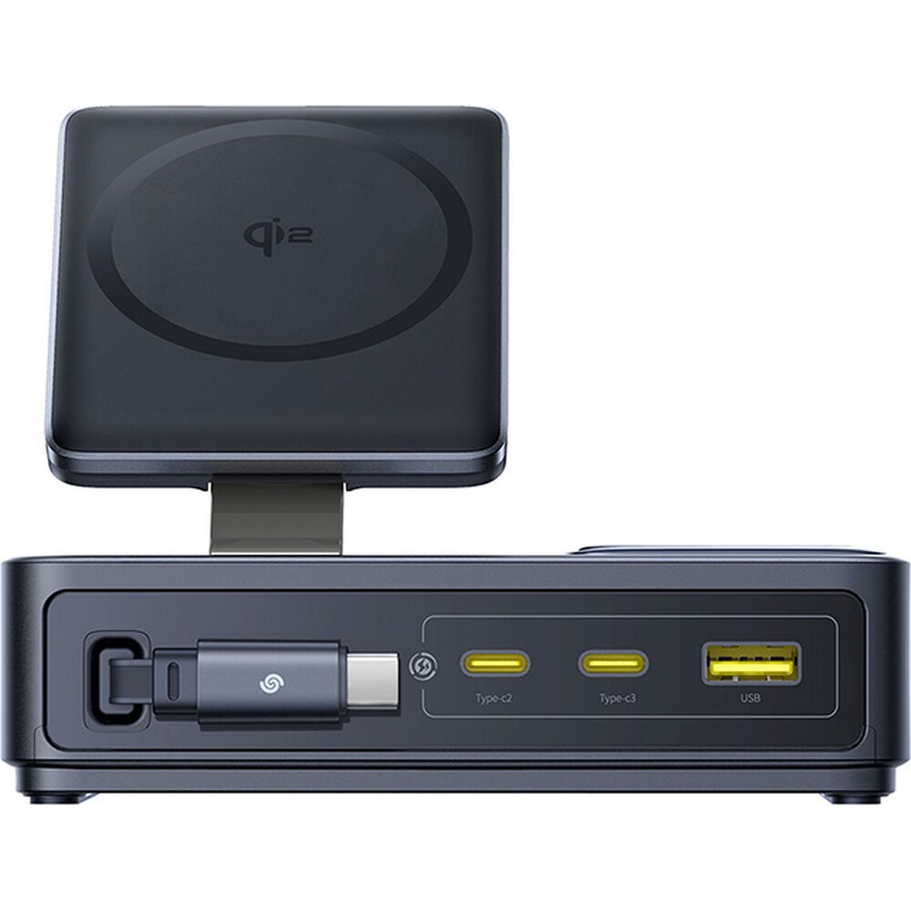 Baseus-Nomos-Qi2-nabijeci-stanice-140W-3xUSB-C-USB-A-s-vysuvnym-kabelem-USB-C-sitovy-kabel-1m-cerna
