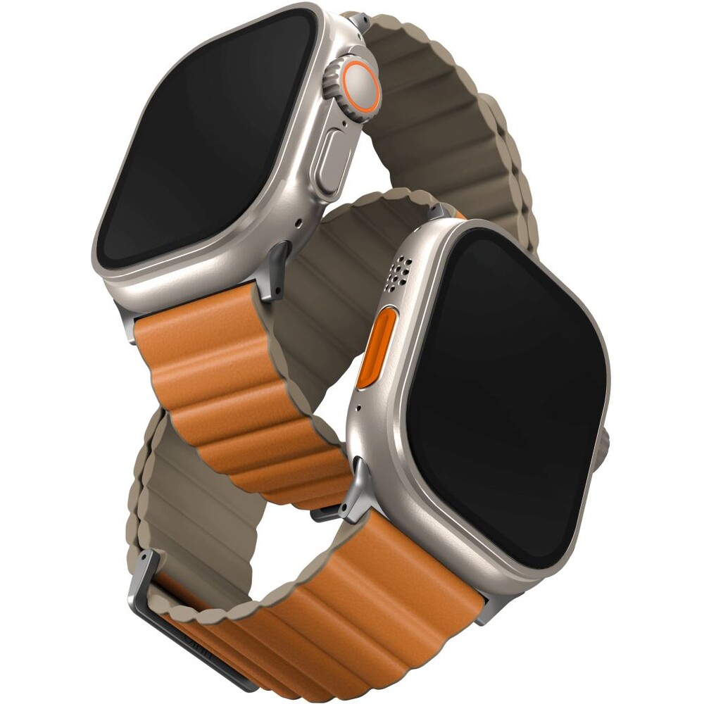 UNIQ-Revix-Premium-Edition-reminek-pro-Apple-Watch-49-46-45-44-42mm-Saffron-oranzovy-khaki-