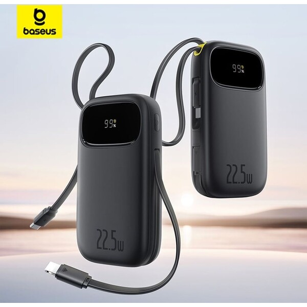 Baseus-EnerFill-FC31-Qpow-3-10000mAh-powerbanka-22-5W-s-kabelem-USB-C-a-Lightning-cerna