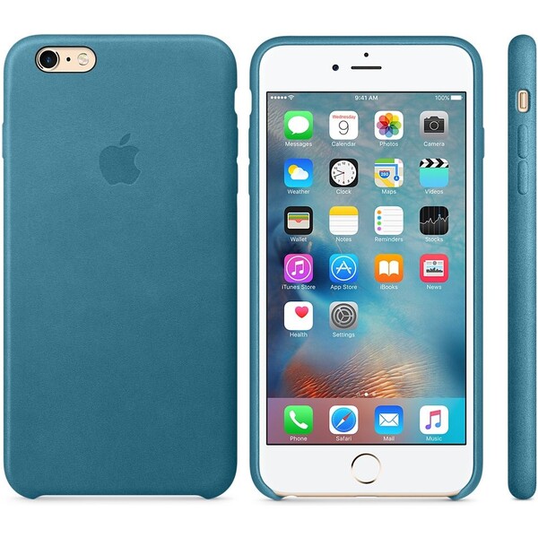 Apple iPhone 6s Plus Leather Case zadní kryt námořně modrý