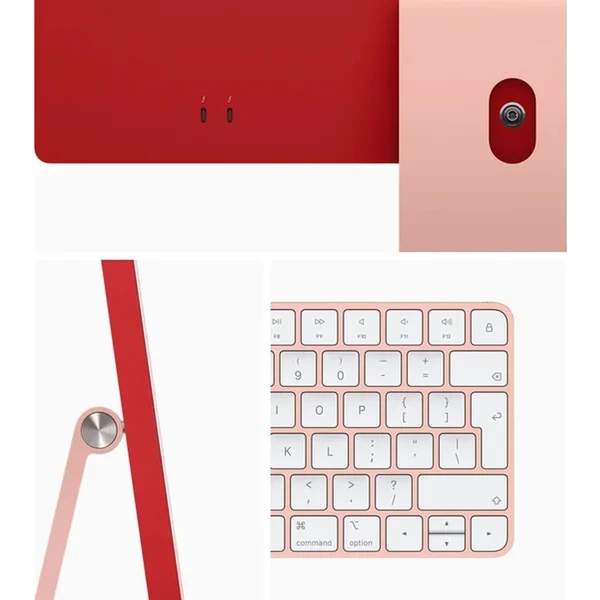 CTO Apple iMac 24" (2023) / 16GB / Mouse / Pink / CZ KLV / 256GB SSD / Bez ethernetu - Stolní počítače - Obrázek APH0000L01