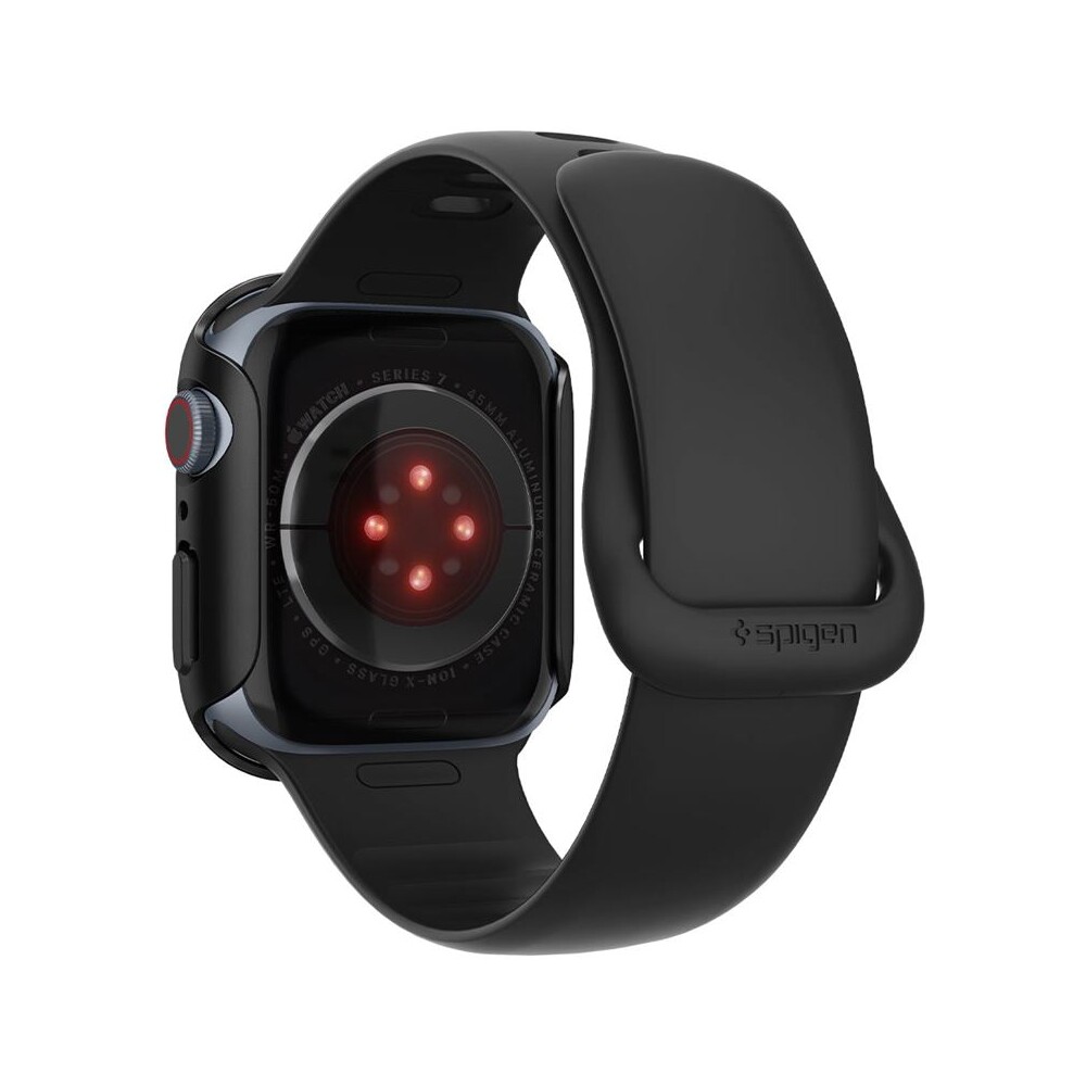 Spigen-Thin-Fit-pouzdro-Apple-Watch-9-8-7-45mm-cerne