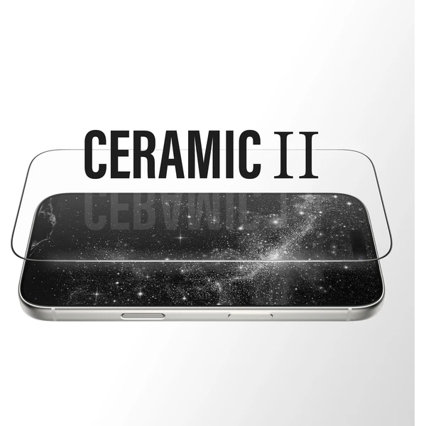 PanzerGlass® Ceramic II sklo Apple iPhone 17 Pro s instalačním rámečkem - Ochranné folie a skla - Obrázek ATEH000K01