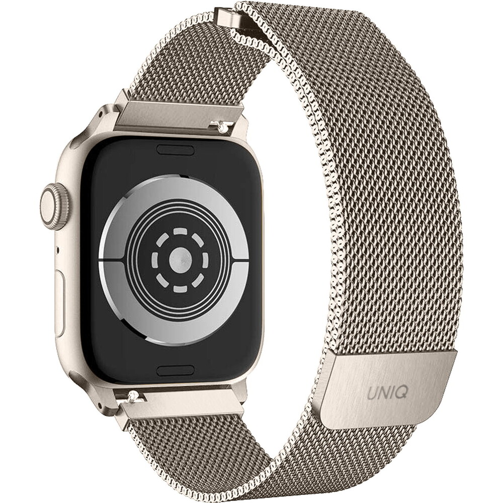 UNIQ-Dante-ocelovy-reminek-Apple-Watch-46-45-44-42mm-starlight