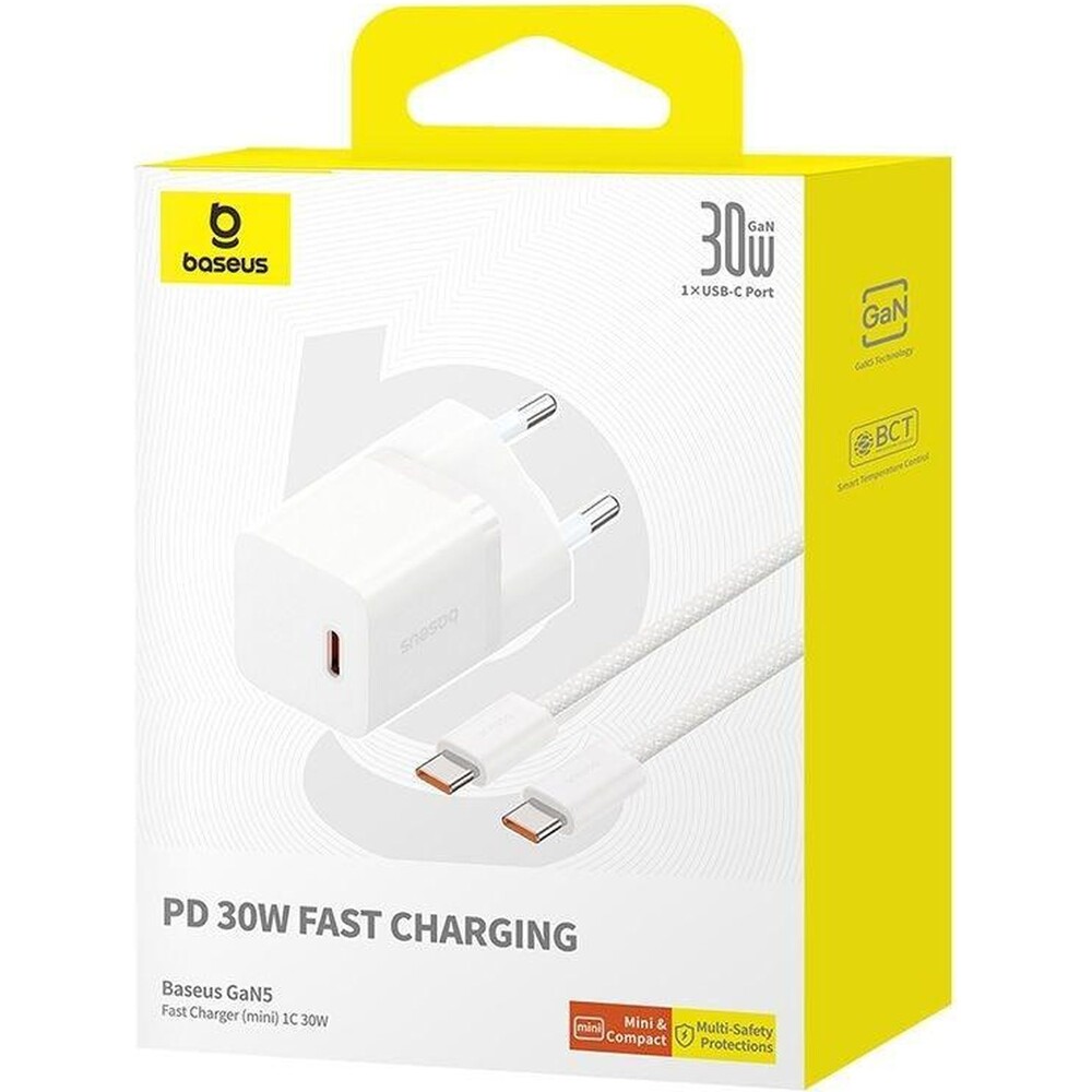 Baseus-GaN5-30W-USB-C-nabijecka-do-site-bila