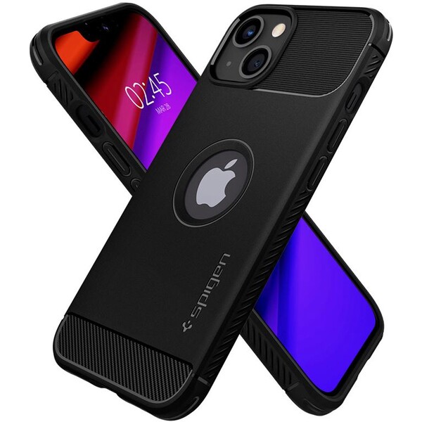 Spigen-Rugged-Armor-kryt-iPhone-13-cerny