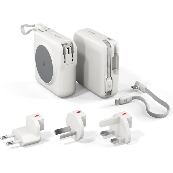 Epico-UltraPack-3in1-10000mAh-Mag-cestovni-powerbanka-a-adapter-s-MagSafe-bily