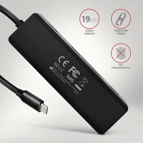 AXAGON-HUE-C1C-4v1-USB-C-hub