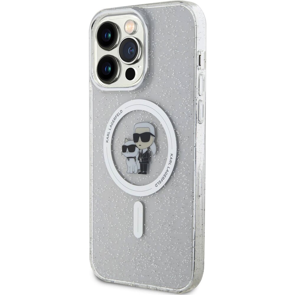 Karl-Lagerfeld-IML-Glitter-Karl-and-Choupette-MagSafe-kryt-iPhone-15-Pro-Max-ciry