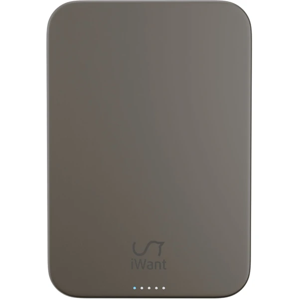 iWant Qi2 hliníková powerbanka 10000 mAh - MagSafe kompatibilní - titanová - Powerbanky - Obrázek B26C000O01