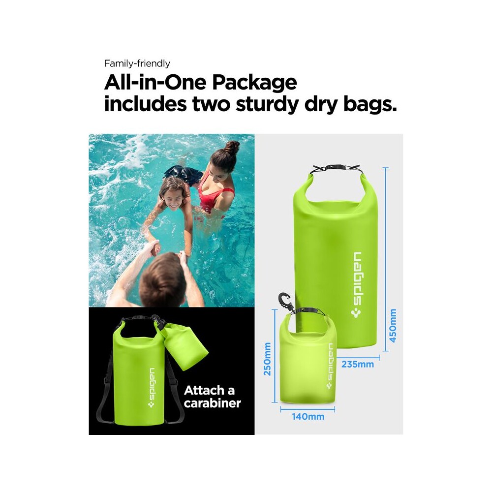 Spigen-Aqua-Shield-WaterProof-Dry-Bag-20L-2L-A630-zeleny