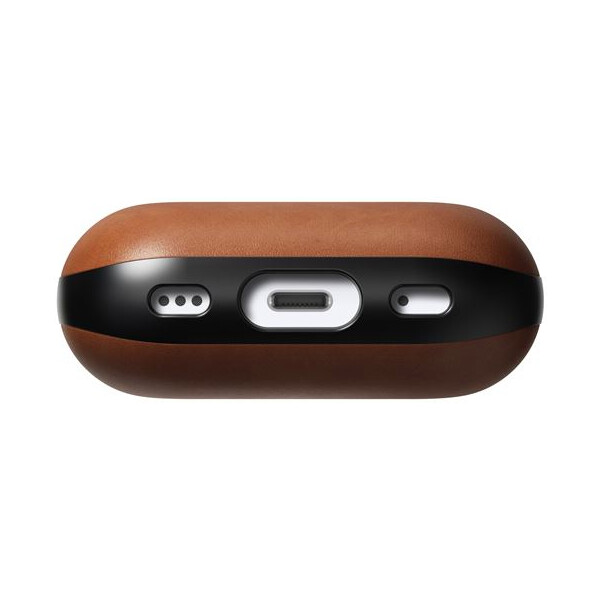 Nomad-Modern-Leather-pouzdro-AirPods-Pro-2-generace-hnede