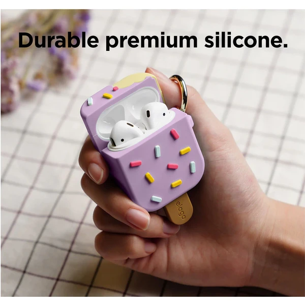 ELAGO zmrzlinové pouzdro pro AirPods Pro (2022) fialové - Pouzdra - Obrázek B3FM100501