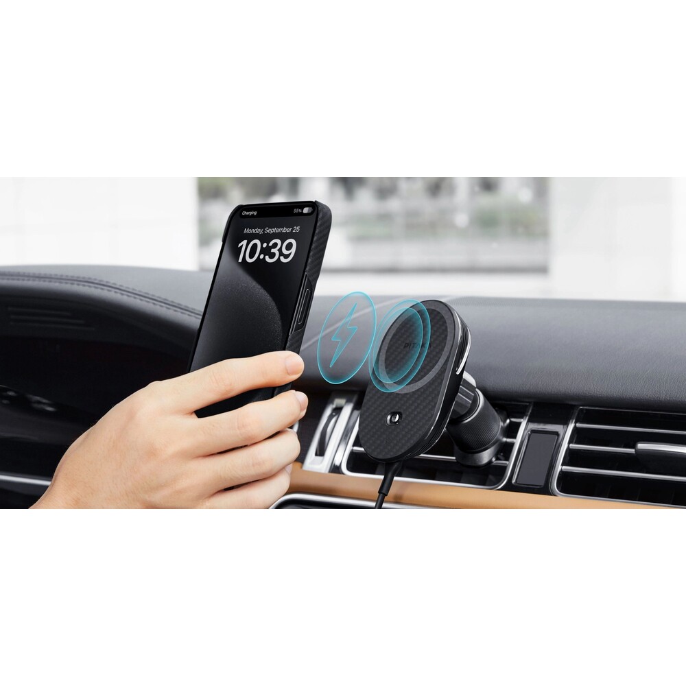 Pitaka-MagEZ-Car-Mount-Pro-2-drzak-do-ventilace-s-MagSafe-Qi2-cerny