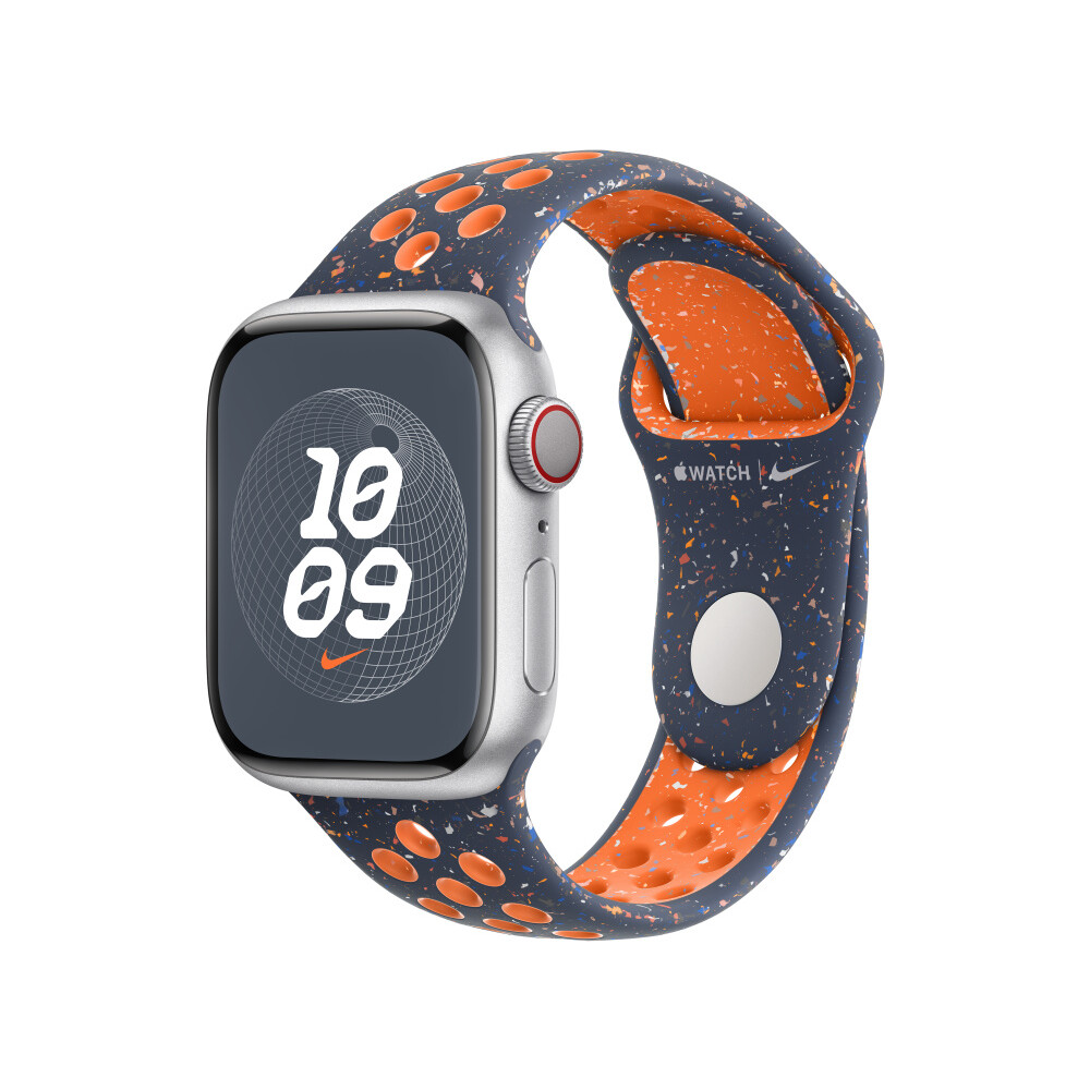 Apple-Watch-41-40-38mm-Blue-Flame-sportovni-reminek-Nike-M-L
