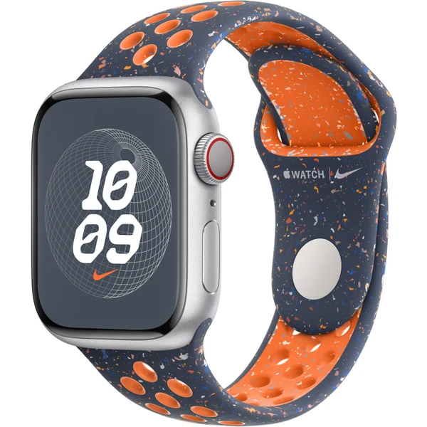 Apple Watch 41/40/38mm Blue Flame sportovní řemínek Nike M/L - Řemínky - Hlavní obrázek