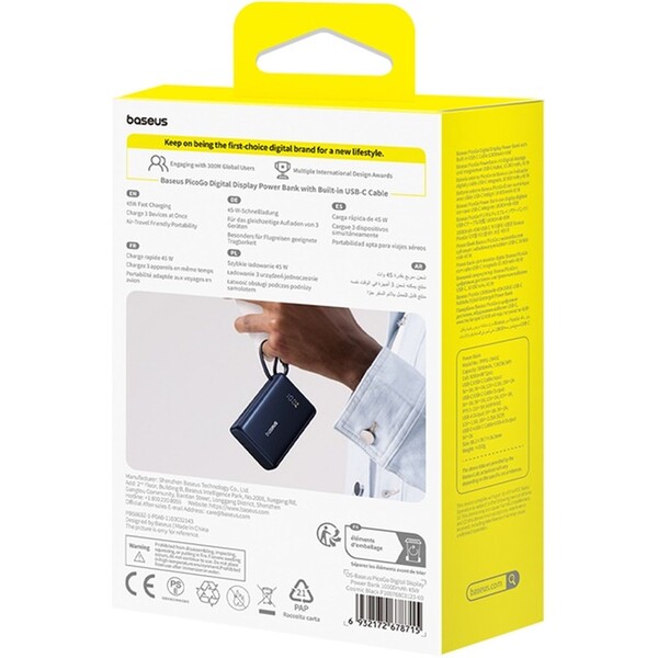 Baseus-PicoGo-powerbanka-10000mAh-45W-s-digitalnim-displejem-a-kabelem-USB-C-cerna