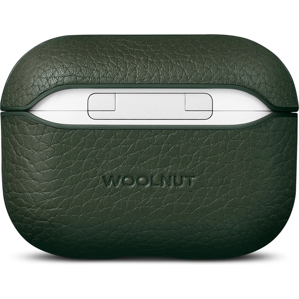 Woolnut-Leather-kozene-pouzdro-pro-AirPods-Pro-2-generace-tmave-zelene