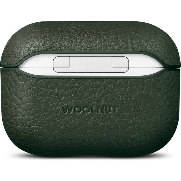 Woolnut-Leather-kozene-pouzdro-pro-AirPods-Pro-2-generace-tmave-zelene