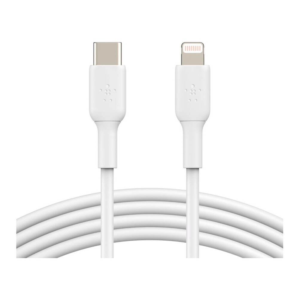 Belkin-BOOST-Charge-USB-C-Lightning-napajeci-kabel-1m-bily