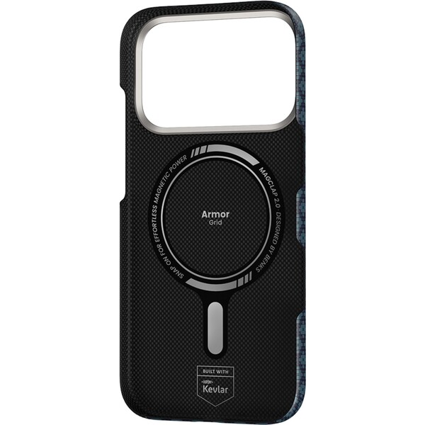 Benks-ArmorGrid-ArmorAir-Kevlar-MagSafe-kryt-iPhone-17-Pro-Max-Azure-Blue