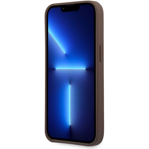 Guess-PU-4G-Metal-Logo-kryt-iPhone-14-Pro-Max-hnedy