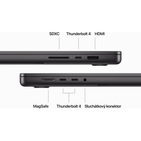Apple MacBook Pro 16" / M3 Max / 48GB / 1TB / SK KLV / vesmírně černý - Notebooky - Obrázek BGX2000O01