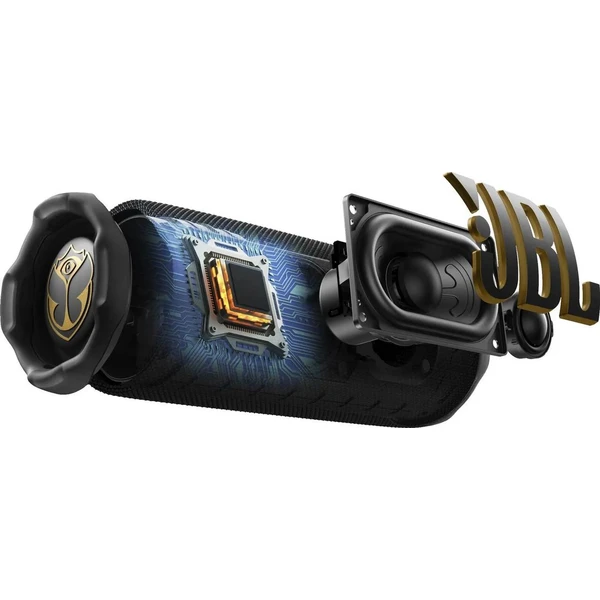 JBL Flip 7 Tomorrowland Edition černý/zlatý - Reproduktory - Obrázek BQ2E000K01