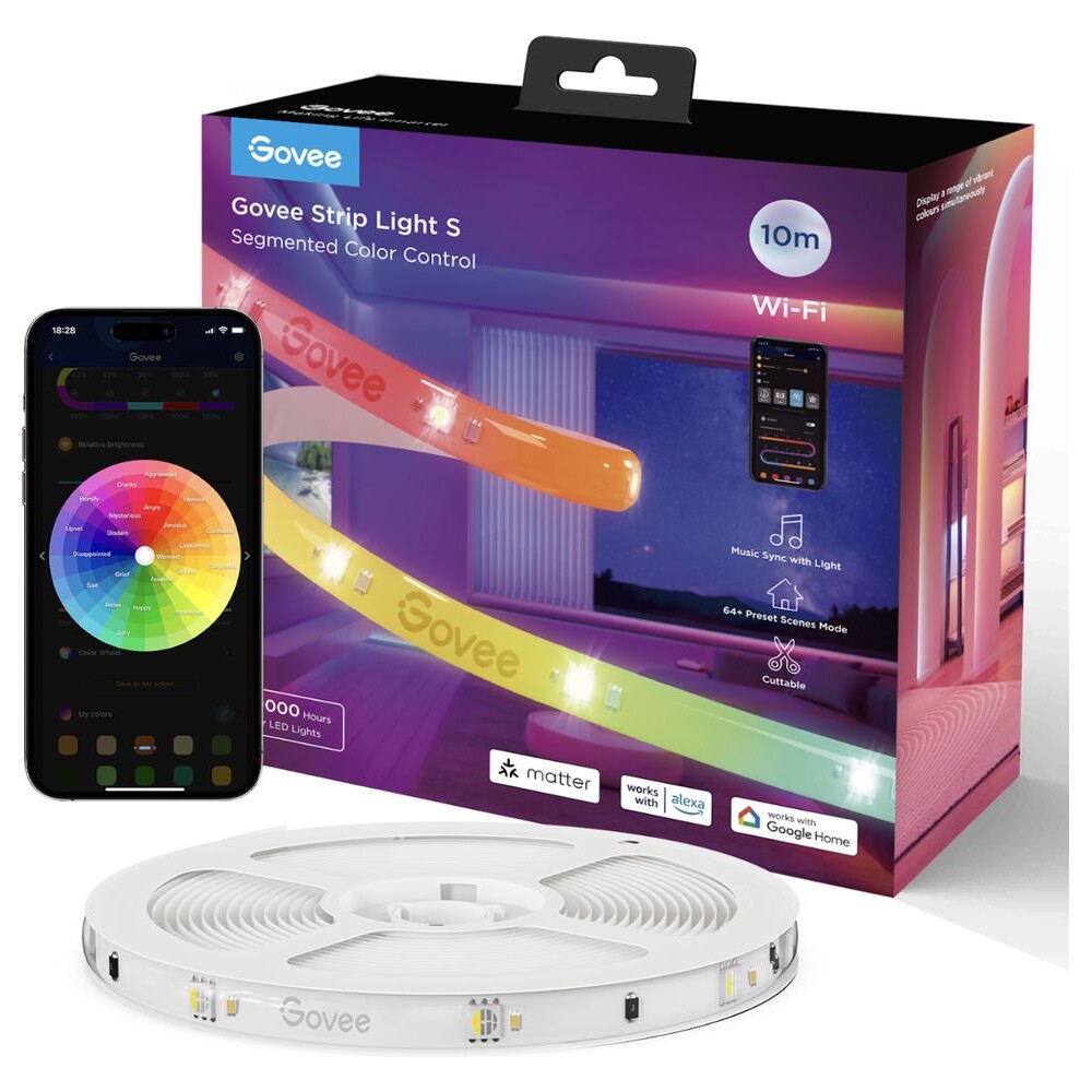 Govee-WiFi-RGBICW-Smart-PRO-LED-pasek-10m-Matter-extra-odolny