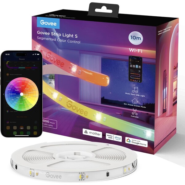 Govee-WiFi-RGBICW-Smart-PRO-LED-pasek-10m-Matter-extra-odolny
