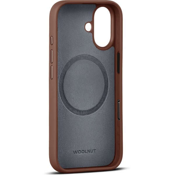Woolnut-MagSafe-kozeny-kryt-iPhone-17-hnedy