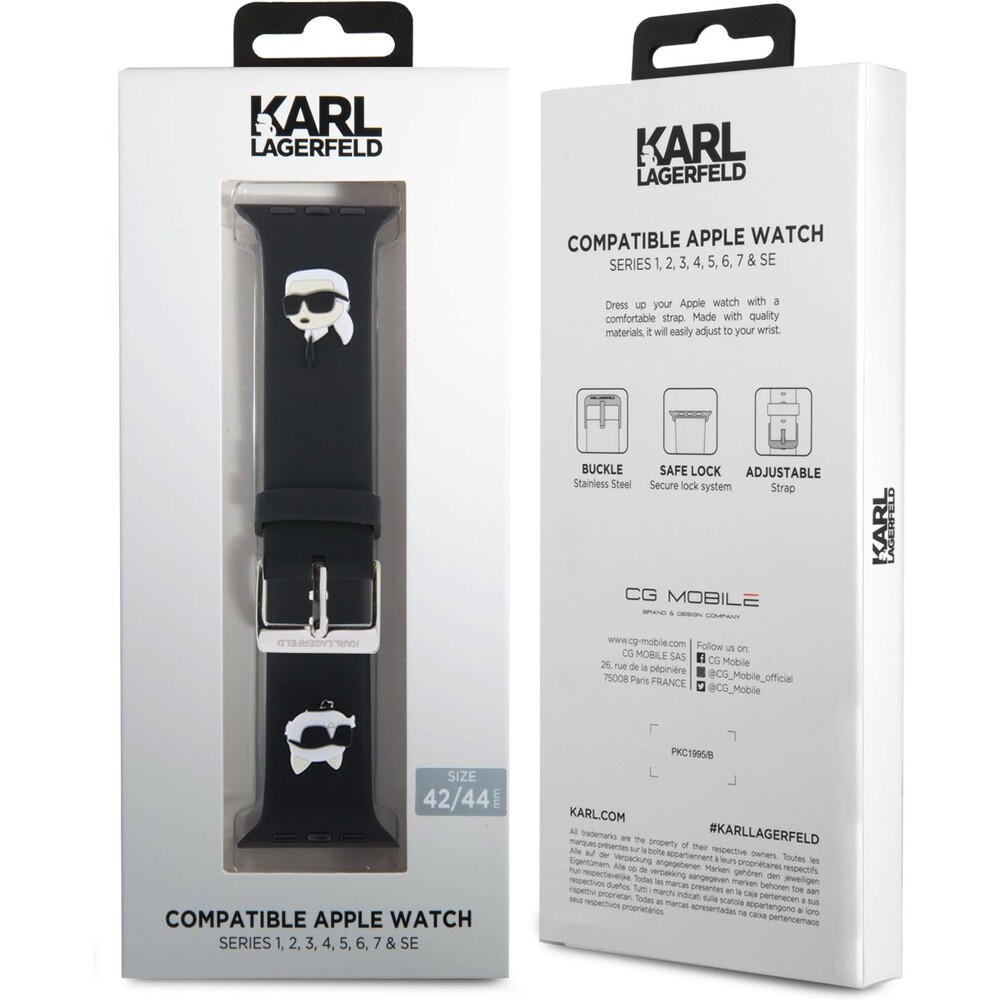Karl-Lagerfeld-Karl-and-Choupette-Head-NFT-reminek-Apple-Watch-42-44-45-46-49-cerny