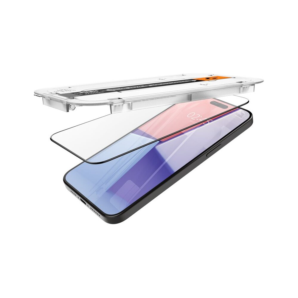 Spigen-Glass-tR-EZ-Fit-2-Pack-tvrzene-sklo-iPhone-15-Pro-Max-cerne