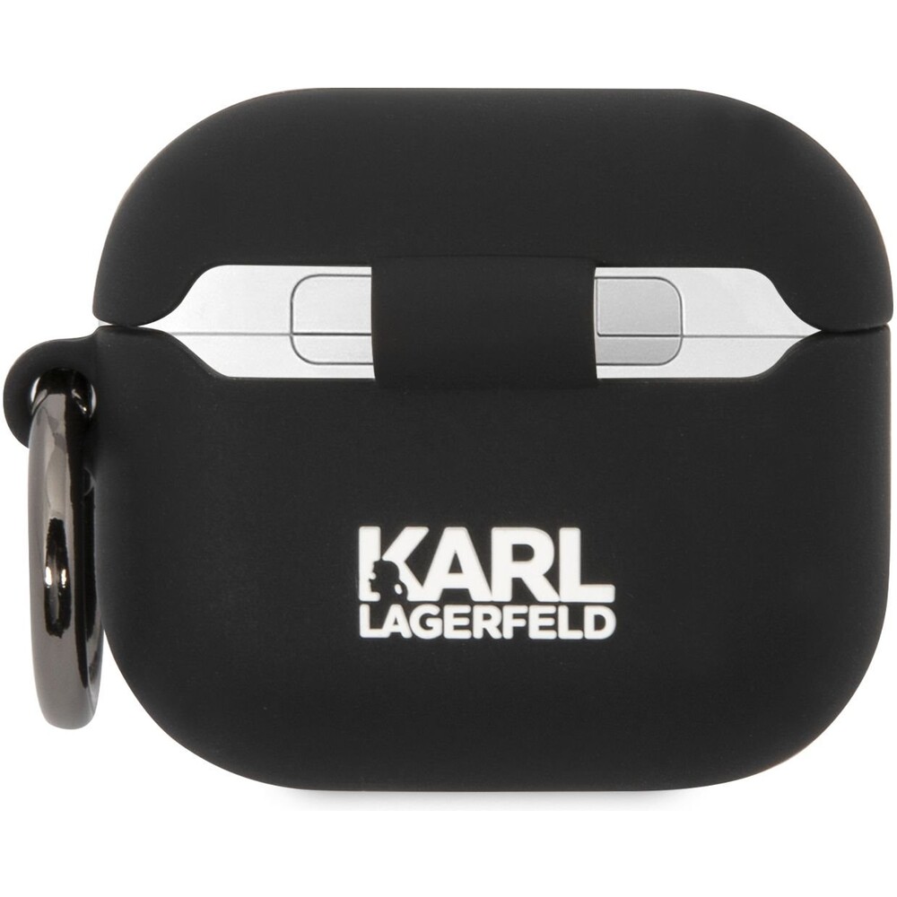 Karl-Lagerfeld-3D-Logo-NFT-Choupette-Head-Silikonove-pouzdro-Airpods-3-cerne