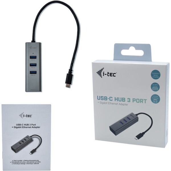 i-tec-USB-C-Metal-3-portovy-HUB-s-Gigabit-Ethernet-adapterem
