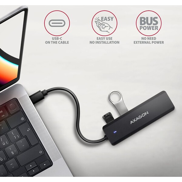 AXAGON-HUE-C1C-4v1-USB-C-hub