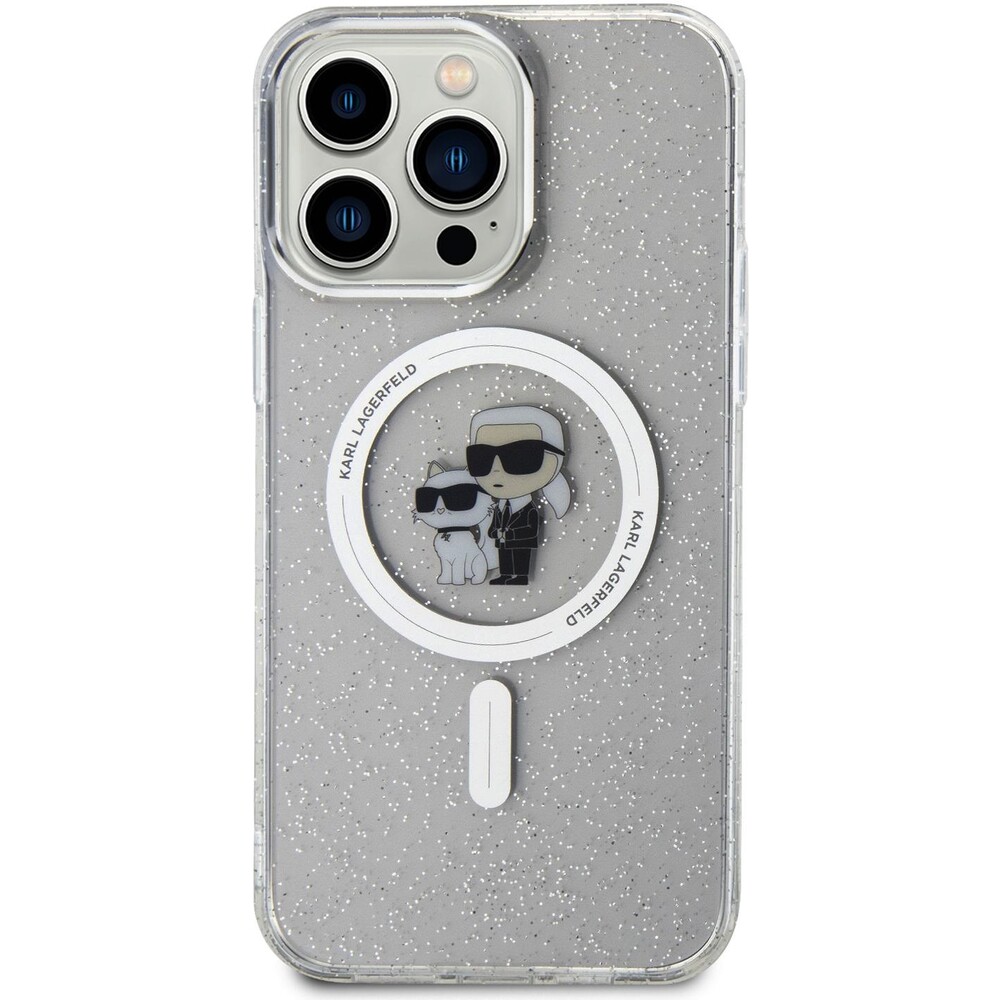 Karl-Lagerfeld-IML-Glitter-Karl-and-Choupette-MagSafe-kryt-iPhone-15-Pro-Max-ciry