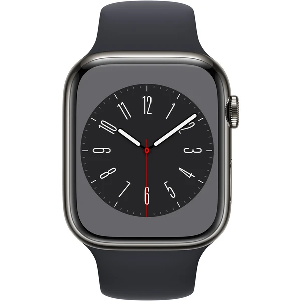 Apple Watch Series 8 Cellular 45mm ocel - Chytré hodinky - Obrázek C2VF100501