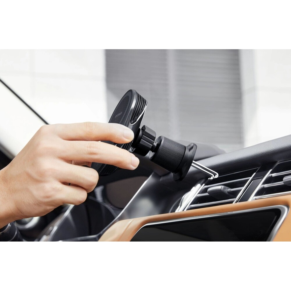 Pitaka-MagEZ-Car-Mount-Pro-2-drzak-do-ventilace-s-MagSafe-Qi2-cerny