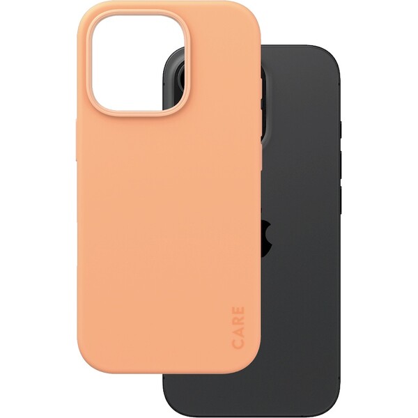 PanzerGlass-CARE-kryt-Apple-iPhone-16-Pro-MagSafe-Fearlessly-broskvovy