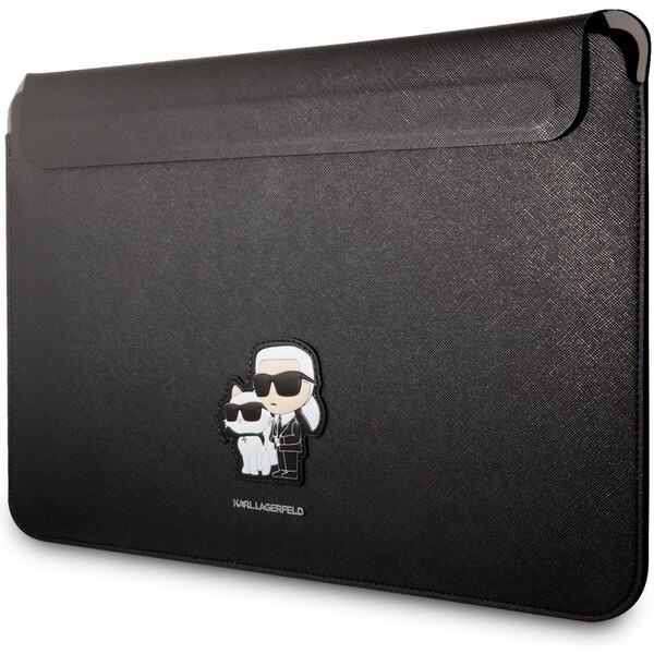 Karl-Lagerfeld-Saffiano-Karl-and-Choupette-NFT-Computer-Sleeve-13-14-cerne